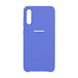 Клип-кейс (накладка) Silicone cover для Samsung Galaxy A70 силикон, васильковый