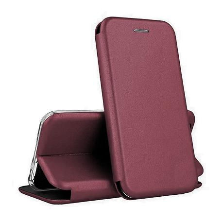 Чехол-книжка для Samsung Galaxy M31 искусственная кожа, бордовый - 3