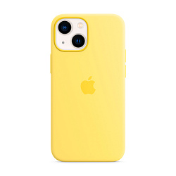 Клип-кейс (накладка) Silicone Case для Apple iPhone 13 Mini силикон, жёлтый