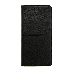 Чехол-книжка Premium Rich Boss для Xiaomi Mi 10T Lite искусственная кожа, чёрный
