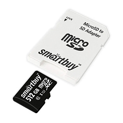 Карта памяти SmartBuy SB512GBSDCL10-01, 512 ГБ