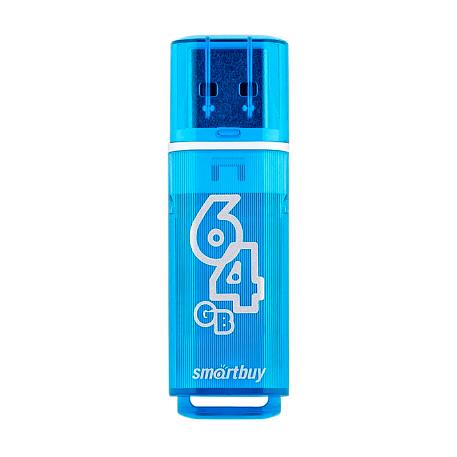 USB-флешка SmartBuy Glossy 64 ГБ, синий