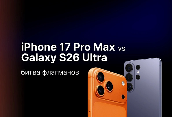 iPhone 17 Pro Max против Samsung Galaxy S26 Ultra: битва флагманов 2026 года