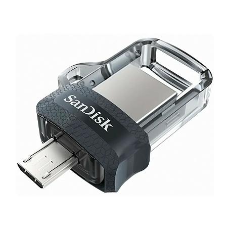 USB-флешка SanDisk Ultra Dual Drive m3.0 32 ГБ (USB 3.0 (MicroUSB)) чёрный - 2