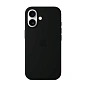 Клип-кейс (накладка) Silicone Case для Apple iPhone 16 силикон, чёрный