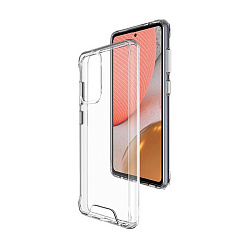 Клип-кейс (накладка) Space для Samsung Galaxy A52 полиуретан, поликарбонат, прозрачный