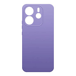 Клип-кейс (накладка) Silicone cover закрытый для Xiaomi Redmi Note 14 4G силикон, лавандовый