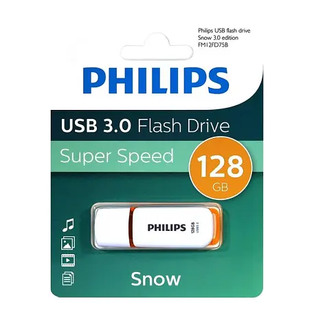USB-флешка Philips Snow 3.0 128 ГБ (USB 3.0) белый - 2
