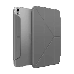 Чехол-книжка c отделением под стилус UNIQ Camden Click для Apple iPad Air 11" (2024 / 2025 / 2026) полиуретан, искусственная кожа, серый