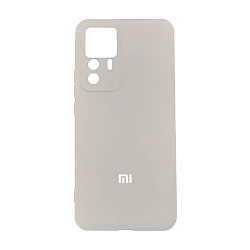 Клип-кейс (накладка) для Xiaomi 12T / 12T Pro силикон, серый