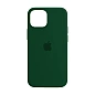 Клип-кейс (накладка) для Apple iPhone 13 силикон, тёмно-зелёный