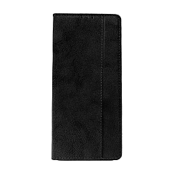 Чехол-книжка Premium Rich Boss для Xiaomi Redmi 13C искусственная кожа, чёрный