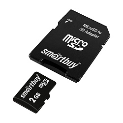 Карта памяти SmartBuy SB2GBSD-01, 2 ГБ