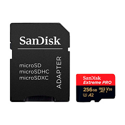 Карта памяти SanDisk Extreme Pro, 256 ГБ