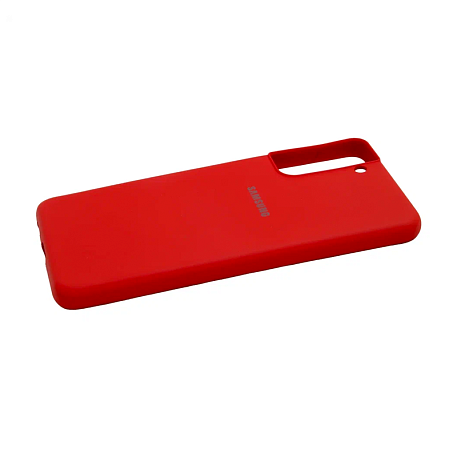 Клип-кейс (накладка) для Samsung Galaxy S21 Plus силикон, красный - 3