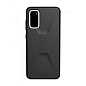 Клип-кейс (накладка) UAG Civilian для Samsung Galaxy S20 поликарбонат, чёрный