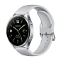 Умные часы Xiaomi Watch 2 серебристый (белый ремешок)