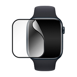 Защитное стекло Mocoll Gold Armor 3D для Apple Watch 44mm, черная рамка