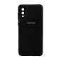 Клип-кейс (накладка) для Samsung Galaxy A02 силикон, чёрный