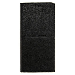 Чехол-книжка Premium Rich Boss для Xiaomi Redmi 15 искусственная кожа, чёрный
