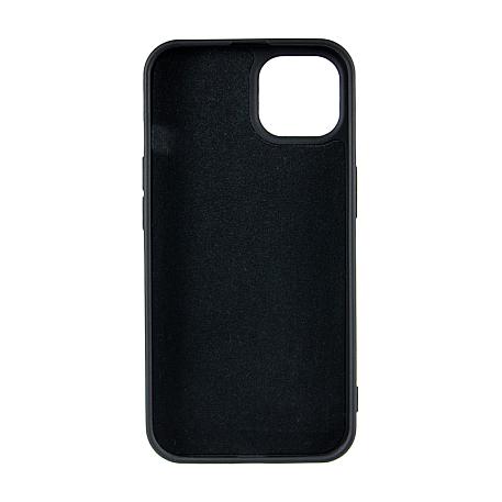Клип-кейс (накладка) Без лого для Apple iPhone 13 силикон, чёрный - 2