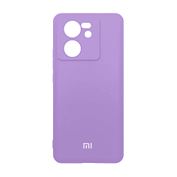 Клип-кейс (накладка) Silicone cover закрытый для Xiaomi 13T/13T Pro силикон, лавандовый