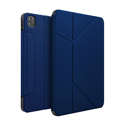 Чехол-книжка UNIQ Ryze для Apple iPad Pro 11" (2020 /  2022) / Apple iPad Air 10.9 (2020 / 2022) искусственная кожа, синий