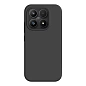 Клип-кейс (накладка) Silicone cover закрытый для Xiaomi 17 силикон, чёрный