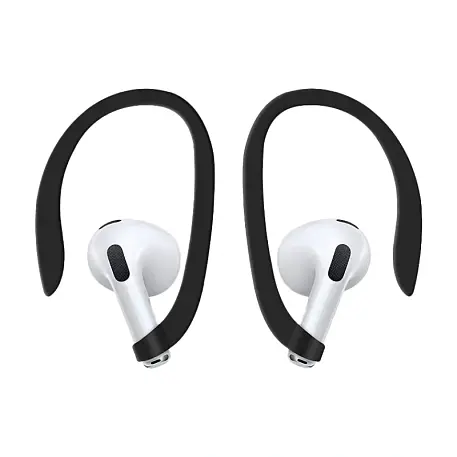 Кобура UNIQ Nexo для Apple AirPods 4 силикон, чёрный - 3