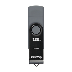 USB-флешка SmartBuy Twist Dual 128 ГБ (USB 3.1) серый