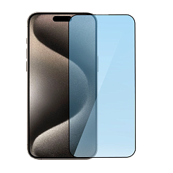 Защитное стекло 3D Premium для Apple iPhone 15 Pro Max, черная рамка