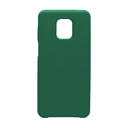Клип-кейс (накладка) Silicone cover (без лого) для Xiaomi Redmi Note 9s / Note 9 Pro силикон, зелёный