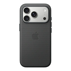 Клип-кейс (накладка) Apple TechWoven Case MagSafe для Apple iPhone 17 Pro полиэстровая ткань, термополиуретан, Black