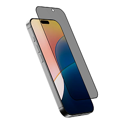 Защитное стекло uBear 2.5D Privacy для Apple iPhone 17 Pro Max, без рамки