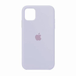 Клип-кейс (накладка) Silicone Case закрытый для Apple iPhone 11 силикон, лиловый