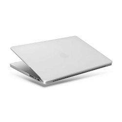 Чехол UNIQ Claro для Apple MacBook Pro 16" (2021 - 2026) пластик, прозрачный матовый