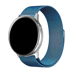 Миланский сетчатый браслет для Samsung Watch 22mm сталь синий