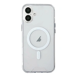 Клип-кейс (накладка) Space MagSafe для Apple iPhone 17 полиуретан, поликарбонат, прозрачный
