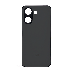 Клип-кейс (накладка) для Xiaomi Redmi 13C / Poco C65 пластик, силикон, серый