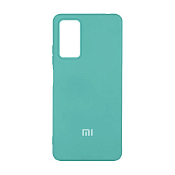 Клип-кейс (накладка) Silicone cover закрытый для Xiaomi Redmi Note 11 / Note 11S силикон, бирюзовый