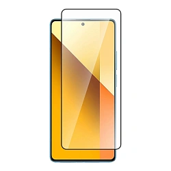 Защитное стекло Borasco Full Glue 2.5D для Xiaomi Redmi Note 13 5G / 13 Pro / 14S / Poco M6 Pro 4G / X6 / X6 Pro, черный