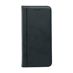 Чехол-книжка Premium Rich Boss для Samsung Galaxy S25 Plus искусственная кожа, чёрный