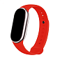 Спортивный ремешок для Xiaomi Smart Band 8 / 9 / 10 силикон красный