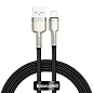 Дата-кабель Baseus Cafule Series Metal Lightning 1 м, чёрный