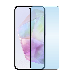 Защитное стекло Mocoll Gram Series 2.5D для Samsung Galaxy A35, черная рамка