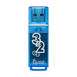 USB-флешка SmartBuy Glossy 32 ГБ (USB 3.0) синий