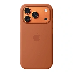 Клип-кейс (накладка) Apple Silicone Case MagSafe для Apple iPhone 17 Pro силикон, Terra Cotta