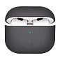 Кобура UNIQ Lino для Apple AirPods 3 поликарбонат, силикон, серый