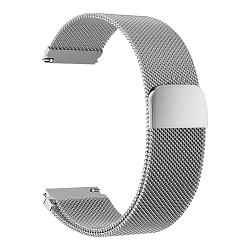 Миланский сетчатый браслет Doossy для Samsung Galaxy Watch 20mm сталь серебристый