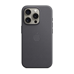 Клип-кейс (накладка) Apple FineWoven Case MagSafe для Apple iPhone 15 Pro (Уценка) Black